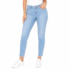 Mossimo Denim Light Wash Mid-Rise Power Stretch Jeggings Size 12/31R Blue Skinny